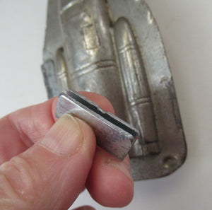 Vintage DUTCH  Vormenfabriek Tilburg Tin Chocolate Mould in the Shape of a Space Rocket or Space Ship