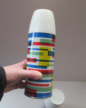 Load image into Gallery viewer, 1960s VAX Thermos Flask or Vaccum Flask. Geometric Abstract Pattern
