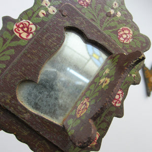 Persian Qajar Paper Mache Antique Wall Mirror