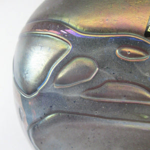 1980s Maltese Phoenician Glass Lollipop Vase