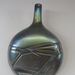 1980s Maltese Phoenician Glass Lollipop Vase
