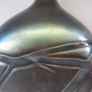 1980s Maltese Phoenician Glass Lollipop Vase