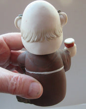 Load image into Gallery viewer, Antique Porcelain Nodder Figurine by Schafer &amp; Vater. Drunken Monk with Beer 
