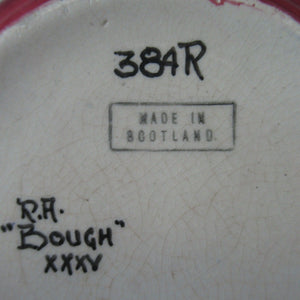 1935 Bough Pottery Bowl. Summer Fruits Rich Amour