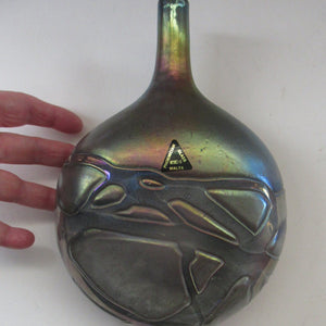 1980s Maltese Phoenician Glass Lollipop Vase