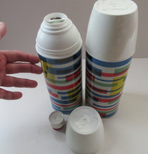 Load image into Gallery viewer, 1960s VAX Thermos Flask or Vaccum Flask. Geometric Abstract Pattern

