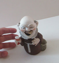 Load image into Gallery viewer, Antique Porcelain Nodder Figurine by Schafer &amp; Vater. Drunken Monk with Beer 
