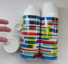 Load image into Gallery viewer, 1960s VAX Thermos Flask or Vaccum Flask. Geometric Abstract Pattern
