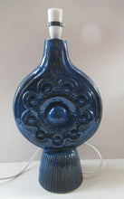 Load image into Gallery viewer, Vintage 1960s Large Modernist Brutalist Ceramic Table Lamp
