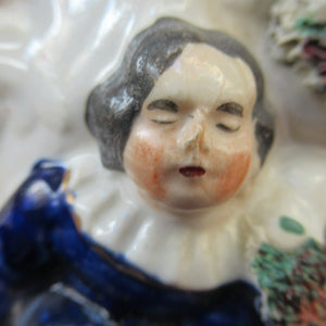 1850s Spill Vase of a Sleeping Couple with Birds in Nests