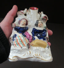 Load image into Gallery viewer, 1850s Spill Vase of a Sleeping Couple with Birds in Nests
