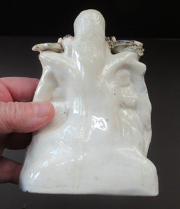 1850s Spill Vase of a Sleeping Couple with Birds in Nests