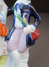 Load image into Gallery viewer, ANTIQUE Victorian Staffordshire Flatback Figurine. Miniature Example of a Man and Woman Gathering Wheat
