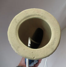Load image into Gallery viewer, Vintage 1960s Large Modernist Brutalist Ceramic Table Lamp
