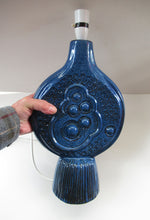Load image into Gallery viewer, Vintage 1960s Large Modernist Brutalist Ceramic Table Lamp
