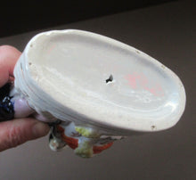Load image into Gallery viewer, ANTIQUE Victorian Staffordshire Flatback Figurine. Miniature Example of a Man and Woman Gathering Wheat
