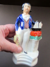 Load image into Gallery viewer, Staffordshire Figurine. 1850s Prince of Wales with Pond Yacht
