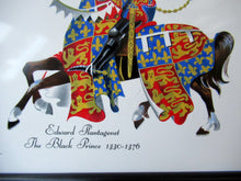 Load image into Gallery viewer, Vintage 1960s Decorative Tile Medieval Knights on Horseback
