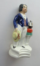 Load image into Gallery viewer, Staffordshire Figurine. 1850s Prince of Wales with Pond Yacht
