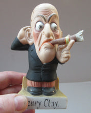 Load image into Gallery viewer, Schafer and Vater Smoking Head Ashtray and Match Holder Henry Clay

