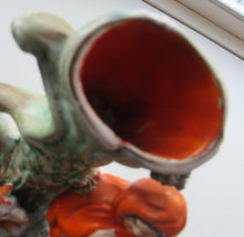 Load image into Gallery viewer, STAFFORDSHIRE Flatback Figurine / SPILL VASE. Victorian Depiction of Red Riding Hood and the Wolf
