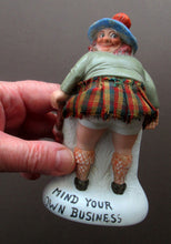 Load image into Gallery viewer, Antique Schafer &amp; Vater Bisque Porcelain Figurine COMICAL SCOTSMAN
