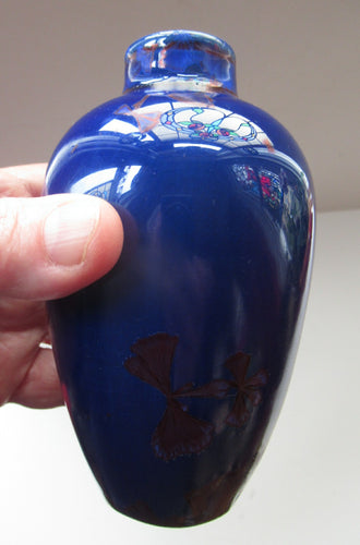 American Miniature Crystalline Glaze Bottle Vase by Ray West, California