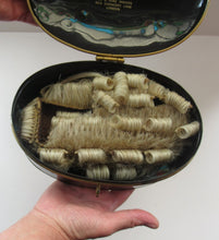 Load image into Gallery viewer, Scottish Solicitor&#39;s or Barristers 1980s Horsehair Wig and Metal Wig Box
