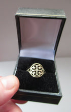 Load image into Gallery viewer, 1970s Scottish 9ct Gold Ring. Ortak Design St Magnus  Cross
