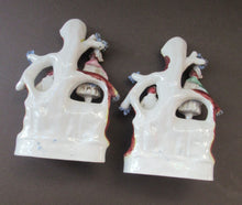 Load image into Gallery viewer, Miniature 1850s Staffords;hire Spill Vase with Two Figures and a Deer

