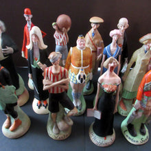 Load image into Gallery viewer, Very Rare Antique Bisque Porcelain SKINNY or Elongated  Figurine by Schafer &amp; Vater: THE VICTOR (Footballer)
