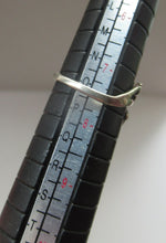 Load image into Gallery viewer, Vintage Scottish Silver Designer Ring with Blue Enamel. Size O
