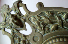 Load image into Gallery viewer, Antique Victorian Brass Inkwell with Original Glass Liner
