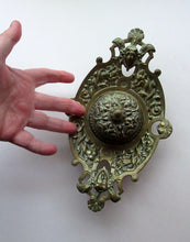 Load image into Gallery viewer, Antique Victorian Brass Inkwell with Original Glass Liner
