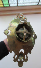 Load image into Gallery viewer, Antique Victorian Brass Inkwell with Original Glass Liner
