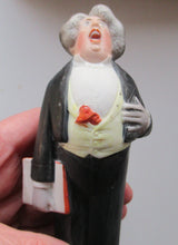 Load image into Gallery viewer, Antique Bisque Porcelain SKINNY or Elongated Figurine by Schafer &amp; Vater: THE TENOR (Opera Singer) 
