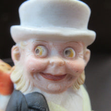 Load image into Gallery viewer, Antique Porcelain SMOKING Ashtray, Match Holder and Striker by Schafer &amp; Vater. ISLE OF MAN Souvenir 
