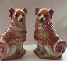 Load image into Gallery viewer, Large Bo&#39;ness Pottery Victorian Staffordshire Ceramic Spaniels
