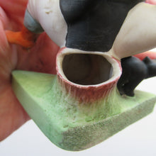 Load image into Gallery viewer, Antique Porcelain SMOKING Ashtray, Match Holder and Striker by Schafer &amp; Vater. ISLE OF MAN Souvenir 
