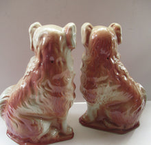 Load image into Gallery viewer, Large Bo&#39;ness Pottery Victorian Staffordshire Ceramic Spaniels
