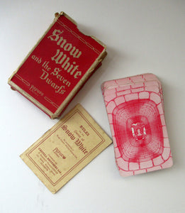 1930s Disney Pepys Playing Cards. Snow White and the Seven Dwarfs