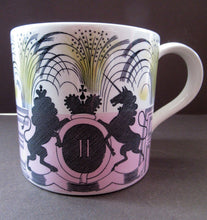 Load image into Gallery viewer, Wedgwood Coronation Mug Queen Elizabeth II 1953 Eric Ravilious
