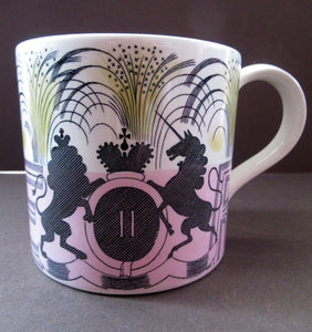 Wedgwood Coronation Mug Queen Elizabeth II 1953 Eric Ravilious