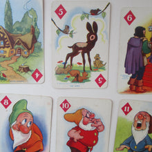 Load image into Gallery viewer, 1930s Disney Pepys Playing Cards. Snow White and the Seven Dwarfs
