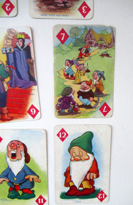 1930s Disney Pepys Playing Cards. Snow White and the Seven Dwarfs