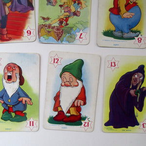 1930s Disney Pepys Playing Cards. Snow White and the Seven Dwarfs
