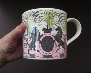 Wedgwood Coronation Mug Queen Elizabeth II 1953 Eric Ravilious