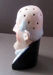 Porcelain SMOKING Head Ashtray and Match Holder by Schafer & Vater. HITCHY-KOO HITCHY-KOO
