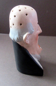 Porcelain SMOKING Head Ashtray and Match Holder by Schafer & Vater. HITCHY-KOO HITCHY-KOO