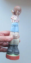 Load image into Gallery viewer, Very Rare Antique Bisque Porcelain SKINNY or Elongated  Figurine by Schafer &amp; Vater: FOOTBALLER
